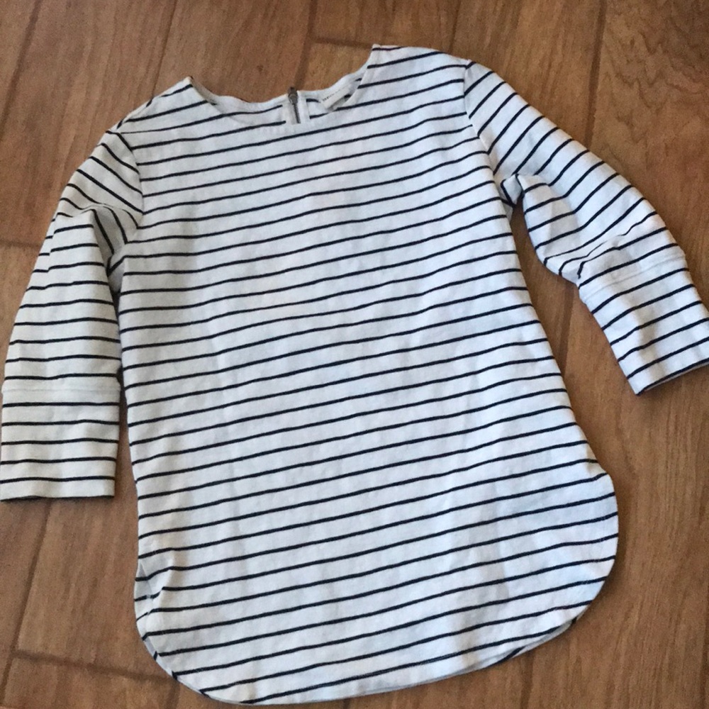 Blue stripes tunic